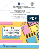 4.2 Presupuesto Operativo