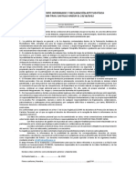 Consentimiento Informado y Declaracion de Aptitud Física II Trail Castillo Anzur 2022