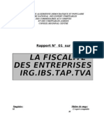 Rapport Fiscalite N°01