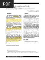El Espacio Fisico y La Mente. Reflexion Sobre La Neuroarquitectura