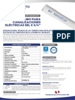 Tubo para Canalizaciones Eléctricas Sel X 3/4"