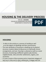 A Housing Delivery Process