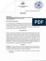 Circular de Certificaciones de Sentencias