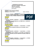 Taller Cuestionario II Parcial Realizado