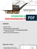 Intro To Field Development Planning (FDP)