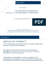 Métodos de Valuación de Empresas Basados en Comparables - Guillermo López Dumrauf