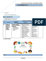 3° Grado - Actividad Del 04 de Octubre