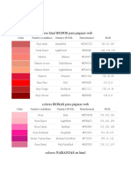 Colores HTML