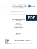 Estados Financieros y Método Vertical - Barberia King