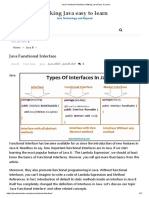 Java Functional Interface - Making Java Easy To Learn