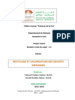 Recyclage Et Valorisation Des Déchets Ménagers