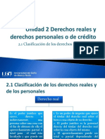 Derechos Reales y Derechos Personales o de Credito.