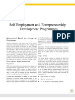 Self-Employment and Entrepreneurship Development Programmes: Integrated Rural Development Programme