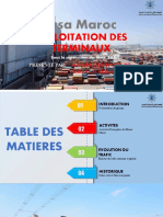 Exploitation Des Terminaux Par Marsa Maroc