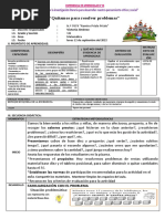 Sesión de Matemática La Resta