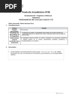 Producto Académico N°02: Fundamentos Del Calculo Asuco1110