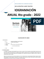 PROGRAMACION 001 ANUAL 4to Grado