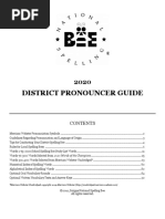 2020 Dist. Pronouncer's Guide