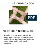 Acuerdos y Negociacion