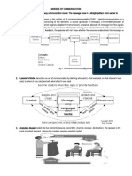 Models of Communication