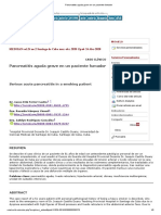 Caso Clinico de Pancreatitis