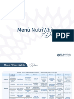 Menú NutriWhite