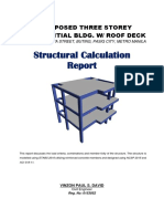 Strutural Analysis 3 Storey