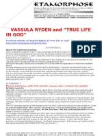 Vassula Ryden Testimonies