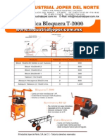 Folleto Fca - Block Mod.t-2000