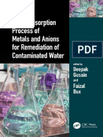 Batch Adsorption Process of Metals and Anions For Remediation of