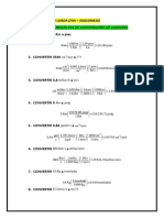 Ejercicios Resueltos de Conversiones de Unidades