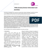 Acacia Mangium Willd (Acácia) Extract Antioxidant and Antiproliferative Activities