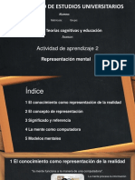 Actividad de Aprendizaje 2. Representación Mental.