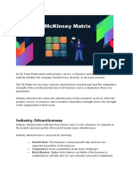 GE McKinsey Matrix