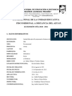 Informe Final de Actividades