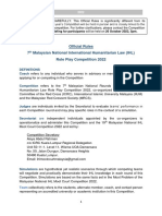 Ihl Role Play 2022 Rules and Regulations