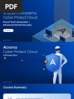 Cloud Tech Associate Advanced Email Security 2022