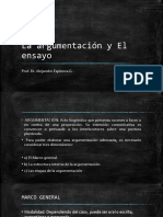 La Argumentación y El Ensayo