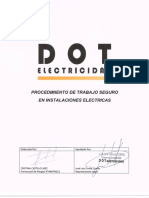 Procedimiento de Trabajo Seguro INSTALACION ELECTRICA