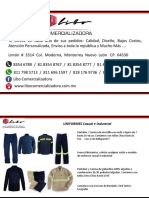 Catalogo de Uniformes 2022 2023