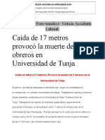 Evidencia 2 - Noticia de Accidente Laboral - SENA