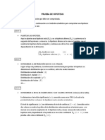 PRUEBAS DE HIPOTESIS Paramétricas