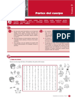 Vocabulario Cuerpo