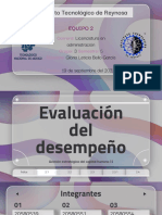 E2. Evaluación Del Desempeño