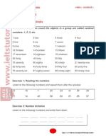 Chuyên đề Numbers IELTS LISTENING