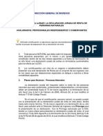 Instructivo Como Se Hace Una Declaración de Renta