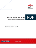 PROBLEMAS PROPUESTOS 01. Oscilaciones y Ondas Mecánicas. Física de La Masa y La Energía. Ciclo 2022 - II