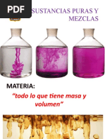 CIENCIAS 7° - 4-8 MAYO - SUSTANCIAS PURAS Y MEZCLAS Area Quimica