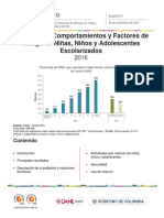 Encuesta Comportamental Ecas Dane 2016