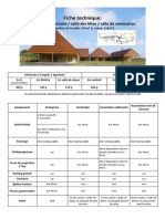 Fiche Technique Salle de Spectacles